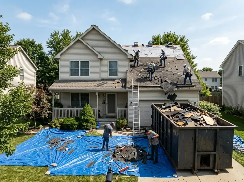 roof-replacement-debris-remova-004 — frequently asked questions, Cheapest Dumpster Rentals in Denton, MD